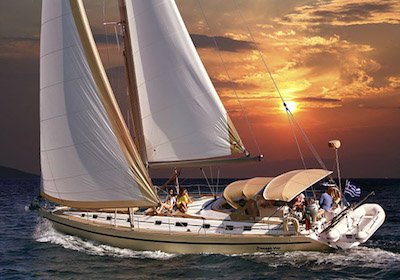 Mythos, economical sailing yacht with crew for charter Greece